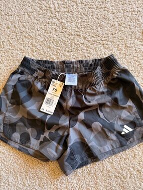 adidas Women’s Gray Camo Athletic Shorts